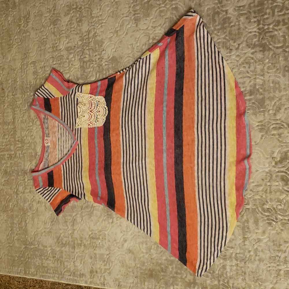 Wanna B Striped SS Tunic/Dress